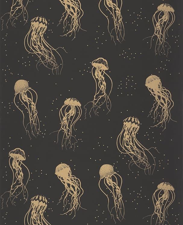 Tapete Jellyfish Anthrazit